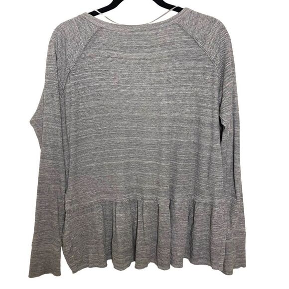 FREE People Coastline Thermal Peplum Top - Picture 5 of 8